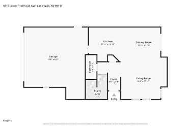 Floor plan 1 for 8316 Lower Trailhead Ave