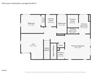 Floor plan 2 for 8316 Lower Trailhead Ave