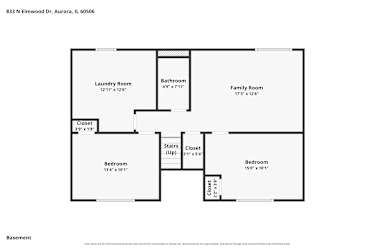 Floor plan 2 for 833 N Elmwood Dr