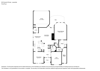 Floor plan 1 for 833 Summit Pointe