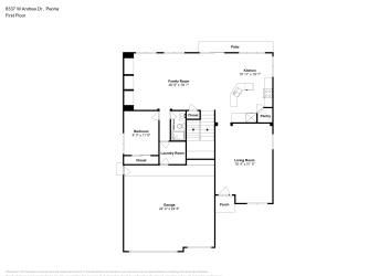 Floor plan 1 for 8337 W Andrea Dr