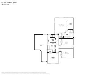 Floor plan 2 for 837 Twin Creek Dr