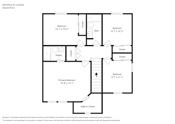 Floor plan 2 for 838 Willow Dr
