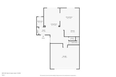 Floor plan 1 for 8387 NW 143rd St