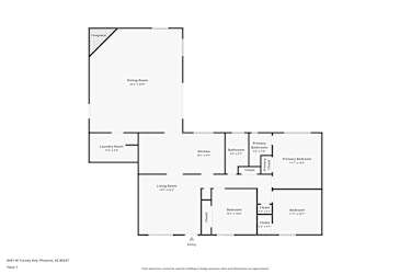 Floor plan 1 for 8401 W Turney Ave