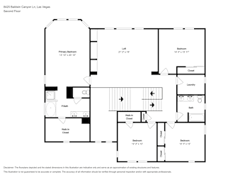 Floor plan 2 for 8420 Baldwin Canyon Ln