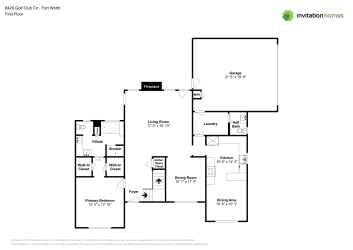 Floor plan 1 for 8429 Golf Club Cir