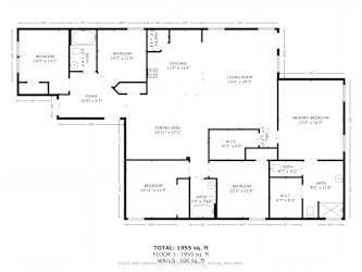 Floor plan 1 for 8432 Hollymead Lane