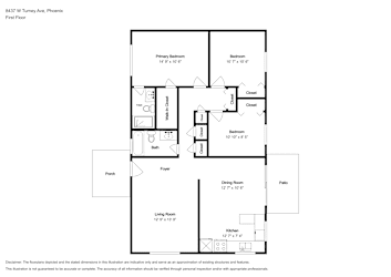 Floor plan 3 for 8437 W Turney Ave