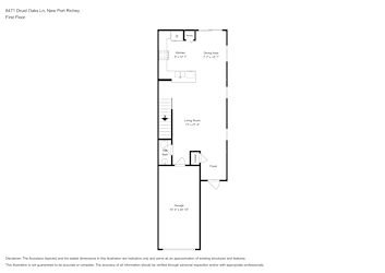Floor plan 1 for 8471 Druid Oaks Ln