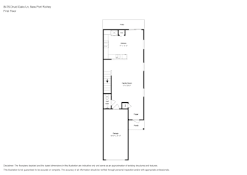 Floor plan 1 for 8476 Druid Oaks Ln