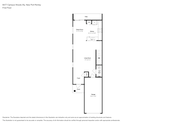 Floor plan 1 for 8477 Campus Woods Wy