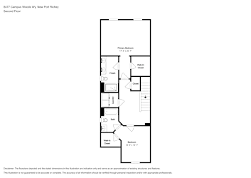 Floor plan 2 for 8477 Campus Woods Wy