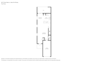 Floor plan 1 for 8477 Druid Oaks Ln