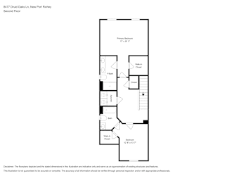 Floor plan 2 for 8477 Druid Oaks Ln