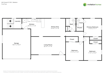 Floor plan 2 for 849 Howard Ct SW
