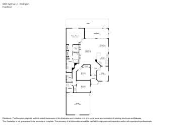 Floor plan 1 for 8497 Xanthus Ln