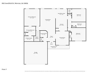 Floor plan 2 for 850 Fawnfield Dr