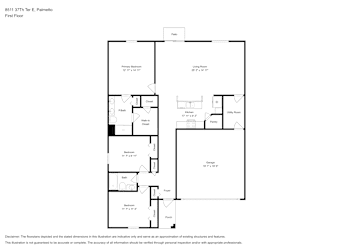 Floor plan 1 for 8511 37Th Ter E