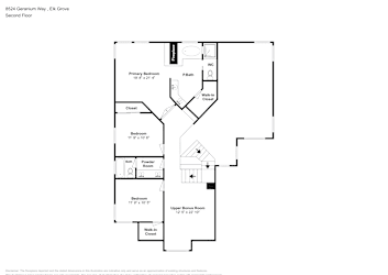 Floor plan 2 for 8524 Geranium Way
