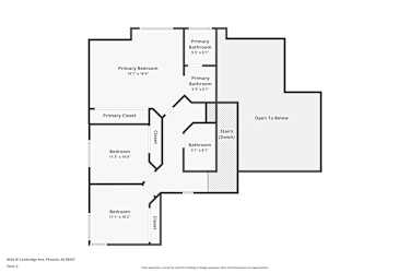 Floor plan 2 for 8526 W Cambridge Ave