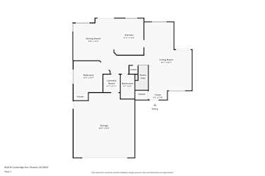 Floor plan 1 for 8526 W Cambridge Ave