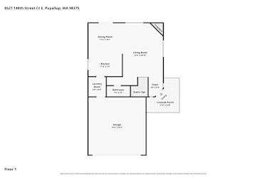 Floor plan 2 for 8527 148th Street Ct E