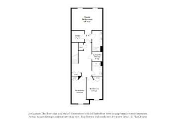 Floor plan 2 for 8539 Campus Woods Wy