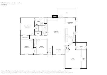 Floor plan 1 for 8552 Boysenberry Ln
