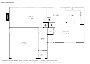 Floor plan 2 for 856 S 9Th Avenue