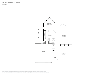 Floor plan 1 for 8563 Birch Creek Rd
