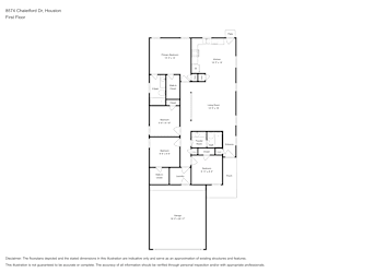 Floor plan 1 for 8574 Chaletford Dr