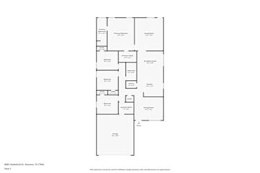 Floor plan 1 for 8583 Chaletford Dr