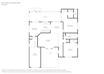 Floor plan 1 for 859 Camellia Dr