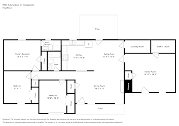 Floor plan 1 for 8594 Autumn Leaf Dr