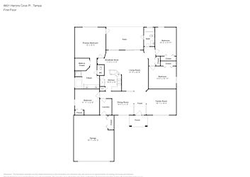 Floor plan 1 for 8601 Herons Cove Pl