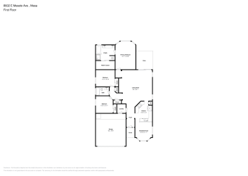 Floor plan 1 for 8602 E Meseto Ave