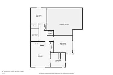 Floor plan 2 for 8611 Meadowmont View Dr