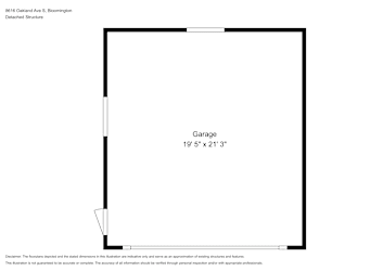 Floor plan 1 for 8616 Oakland Ave S