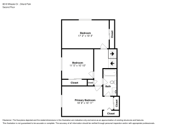 Floor plan 2 for 8618 Wheeler Dr