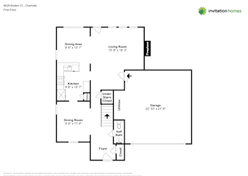 Floor plan 1 for 8626 Bodkin Ct