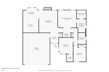Floor plan 1 for 8628 15th St NE