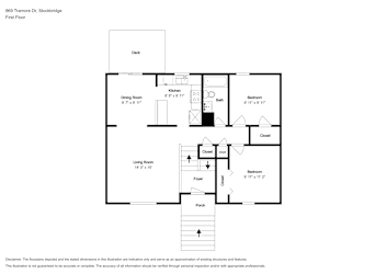 Floor plan 2 for 869 Tramore Dr
