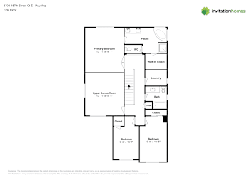 Floor plan 2 for 8708 187th Street Ct E