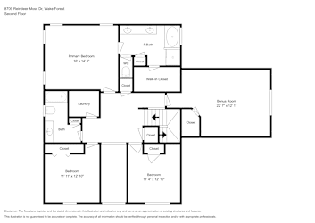 Floor plan 2 for 8709 Reindeer Moss Dr