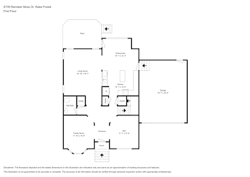 Floor plan 1 for 8709 Reindeer Moss Dr