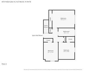 Floor plan 2 for 8737 Pedernales Trl