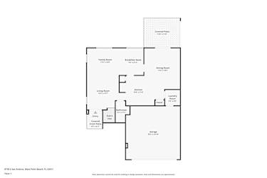 Floor plan 1 for 8739 S San Andros