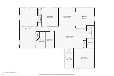 Floor plan 1 for 8781 78th Ave