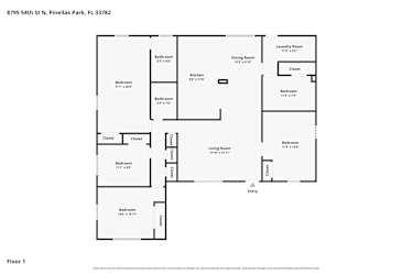 Floor plan 1 for 8795 54th St N